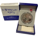 França 1,50€ 2003 - Liberdade Igualdade e Fraternidade Prata Proof