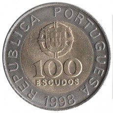Portugal 100$00 Escudos de 1998 