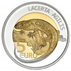 Luxemburgo 5€ Lezard 2021