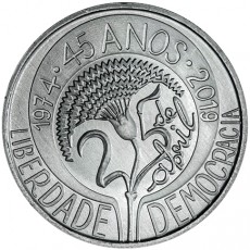 Portugal 5€ 45 Anos do 25 de Abril 2019 