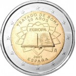 Espanha 2€ Tratado de Roma 2007