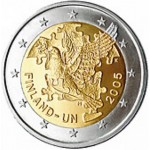 Finlândia 2€ Aniversário da ONu 2005