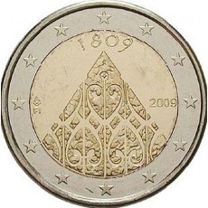Finlândia 2€ 200 anos da Autonomia 2009