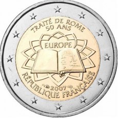 França 2€ Tratado de Roma 2007