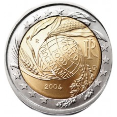 Itália 2€ Programa Mundial Alimentar 2004