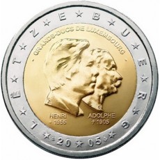 Luxemburgo 2€ Adolphe 2005