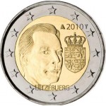 Luxemburgo 2€ Brasão do Grão Duque 2010