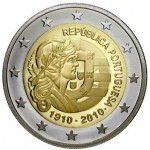 Portugal 2€ 100 anos da República Portuguesa 2010