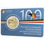 Bélgica 2€ em coincard NL (Holandês) União Económica Belgo Luxemburguesa 2021