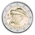 Itália 2€ 550 Anos da morte de Donatello 2016 