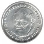 Portugal 500$00 Escudos - 3º Cent. da Morte do Padre António Vieira de 1997