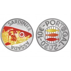 Portugal 10€ SARDINHA 2020 (PRATA PROOF)