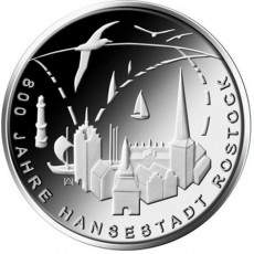 Alemanha 20€ Rostock Letra J 2018