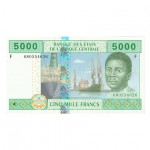  Guiné Equatorial 5000 Francos de 2002