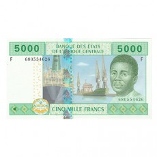  Guiné Equatorial 5000 Francos de 2002