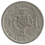 Angola 2$50 Escudos de 1953