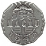 Macau  5 Pataca de 1992