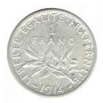 França 1 Franco de 1914