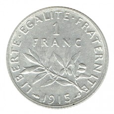 França 1 Franco de 1915