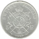 França 5 Francos de 1869