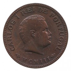 India D.Carlos I 1/4 Tanga de 1903