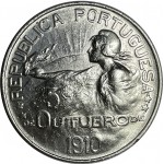  Portugal 1 Escudo de  1910