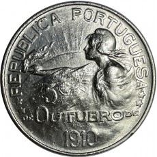  Portugal 1 Escudo de  1910
