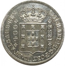 D. Miguel I Cruzado (480 Réis) 1832, prata
