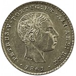 D. Pedro V 100 Réis (Tostão) 1861, prata