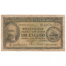 1$ Escudos - Banco Nacional Ultramarino 23/05/1944