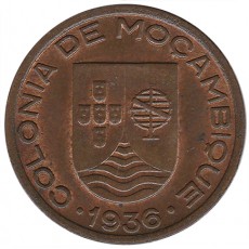 Moçambique 10 Centavos de 1936