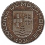  Moçambique 1$00 Escudo  de 1936