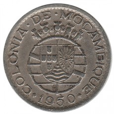 Moçambique 1$00 Escudo de 1950