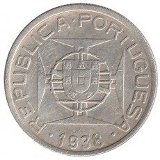 Moçambique 5$00 Escudos de 1938
