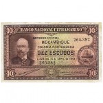 10$00 Escudos - Banco Nacional Ultramarino 15/04/19437