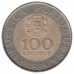  Portugal 100 Escudos de 1989