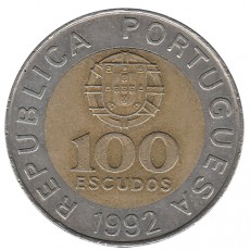  Portugal 100 Escudos de 1992