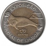 Portugal 100 Escudos -  Lobo Marinho-Expo'98  de 1997