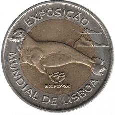 Portugal 100 Escudos -  Lobo Marinho-Expo'98  de 1997