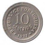 Portugal 10 Centavos  de 1921