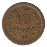 Portugal 10 Centavos  de 1926