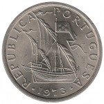 Portugal 10$00 Escudos de 1973
