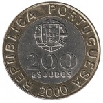 Portugal 200$00 Escudos de 2000