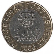 Portugal 200$00 Escudos de 2000