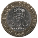 Portugal 200$00 Escudos de 1998