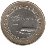 Portugal 200$00 Escudos - Expo'98-Golfinho de 1997