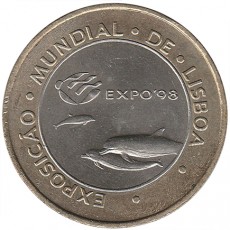 Portugal 200$00 Escudos - Expo'98-Golfinho de 1997