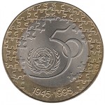 Portugal 200$00 Escudos - 50º Aniversário da ONU de 1995