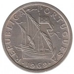 Portugal 2$50 Escudos de 1969