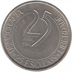 Portugal 25$00 - 25 de Abril de 1984